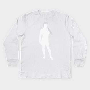 David sculpture Kids Long Sleeve T-Shirt